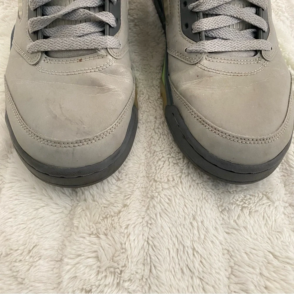 Jordan 5 Retro Green Bean 2022 High-Top Sneakers Size 10